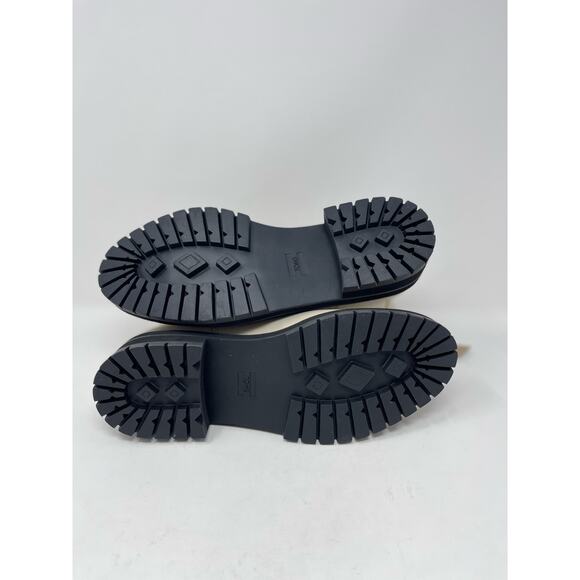 Toms Dakota Slip On Boot Womens 10 Beige Leather Chunky Water Resistant - Picture 8 of 11